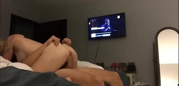  Passionate couple fuck in the bedroom